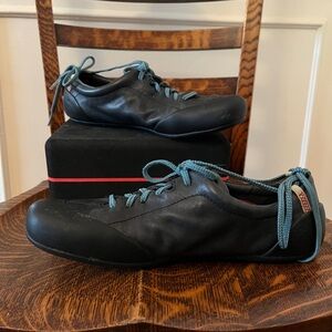 Camper Shoes with Blue Laces